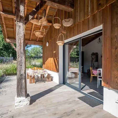 Restored Barn In Its Landes Airial